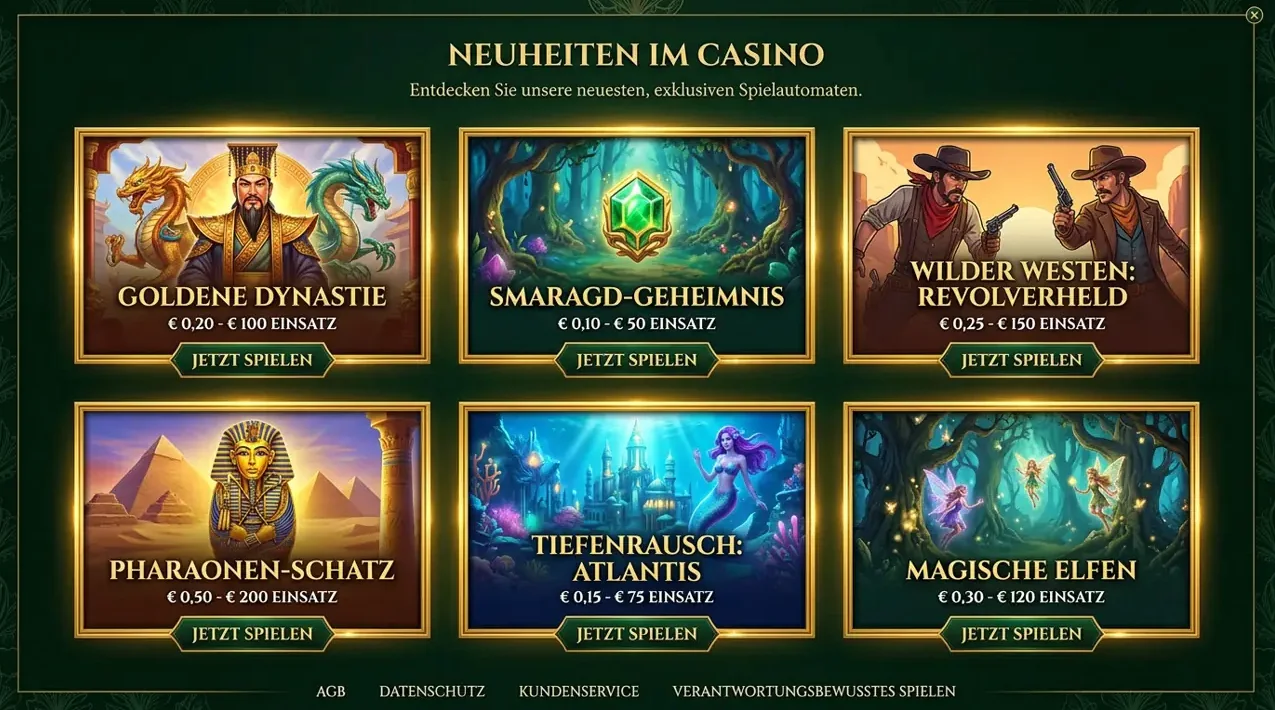 Neuheiten im BetNjet